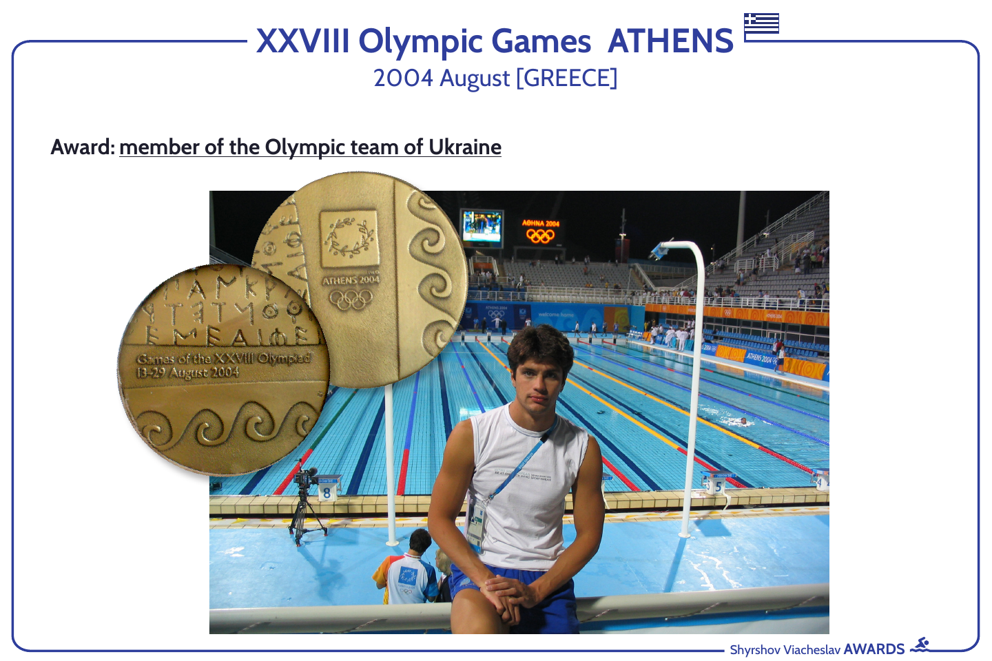 XXVIII Olympic Games ATHENS 2004