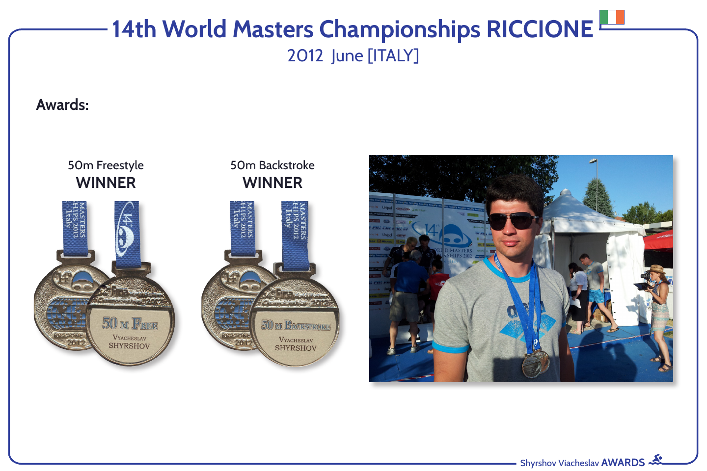 14th World Masters Championships RICCIONE 2012